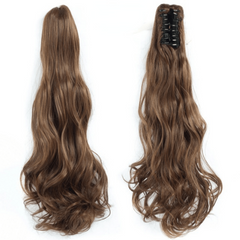 Curly Wavy Hair Extensions Claw Clip Ponytail Drawstring Hair Extensions