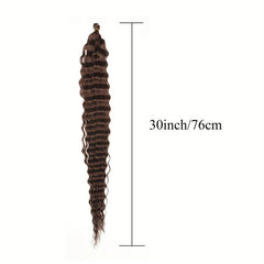 Afro Deep Wave Hair Extensions Crochet Synthetic Curly Hair Extensions