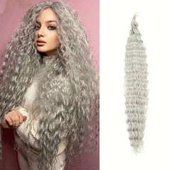 Afro Deep Wave Hair Extensions Crochet Synthetic Curly Hair Extensions