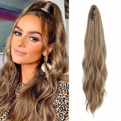55 88cm Long Wavy Ponytail Extensions for Women Girls
