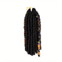 Synthetic Dreadlock Faux Locs Braiding Hair Extensions Crochet Hair