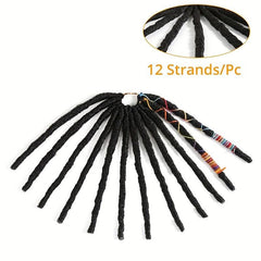 Synthetic Dreadlock Faux Locs Braiding Hair Extensions Crochet Hair