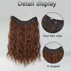 V Shaped Water Wave Ripple Extensions for Natural Stylish Hair