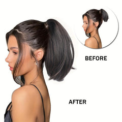 Short Straight Synthetic Claw Clip Ponytail Hair Extensions