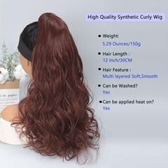 55 88 Cm Long Claw Clip Curly Wavy Hair Extension for Women Girls