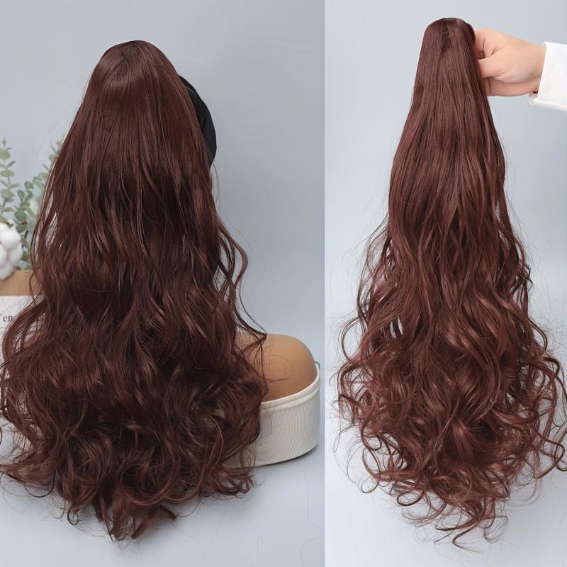 55 88 Cm Long Claw Clip Curly Wavy Hair Extension for Women Girls
