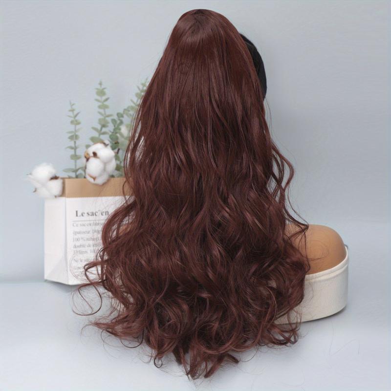 55 88 Cm Long Claw Clip Curly Wavy Hair Extension for Women Girls