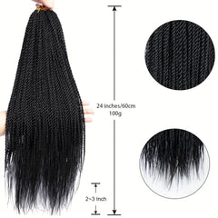 Senegalese Twist Crochet Braiding Hair Extensions Straight End