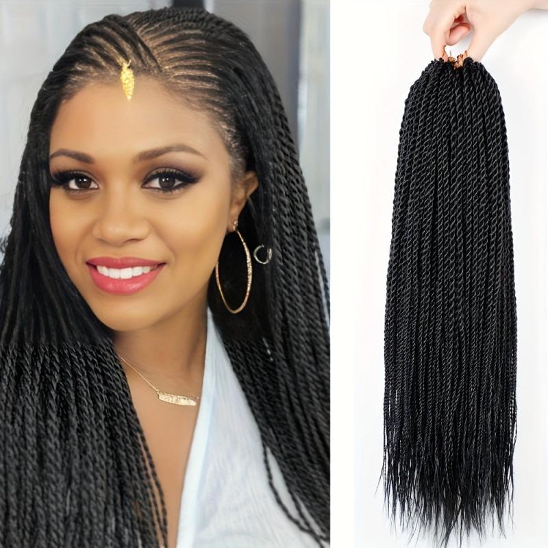 Senegalese Twist Crochet Braiding Hair Extensions Straight End