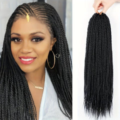 Senegalese Twist Crochet Braiding Hair Extensions Straight End