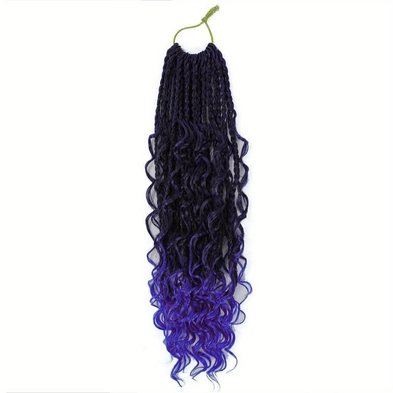 35 56 Cm Bohemian Box Braids Crochet Hair Extensions
