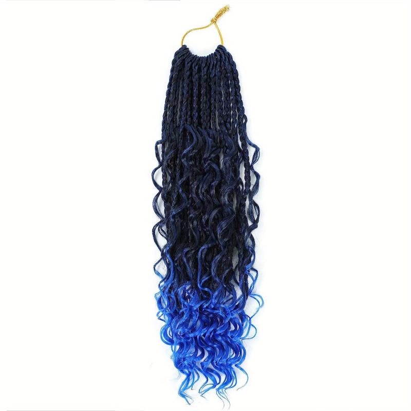 35 56 Cm Bohemian Box Braids Crochet Hair Extensions