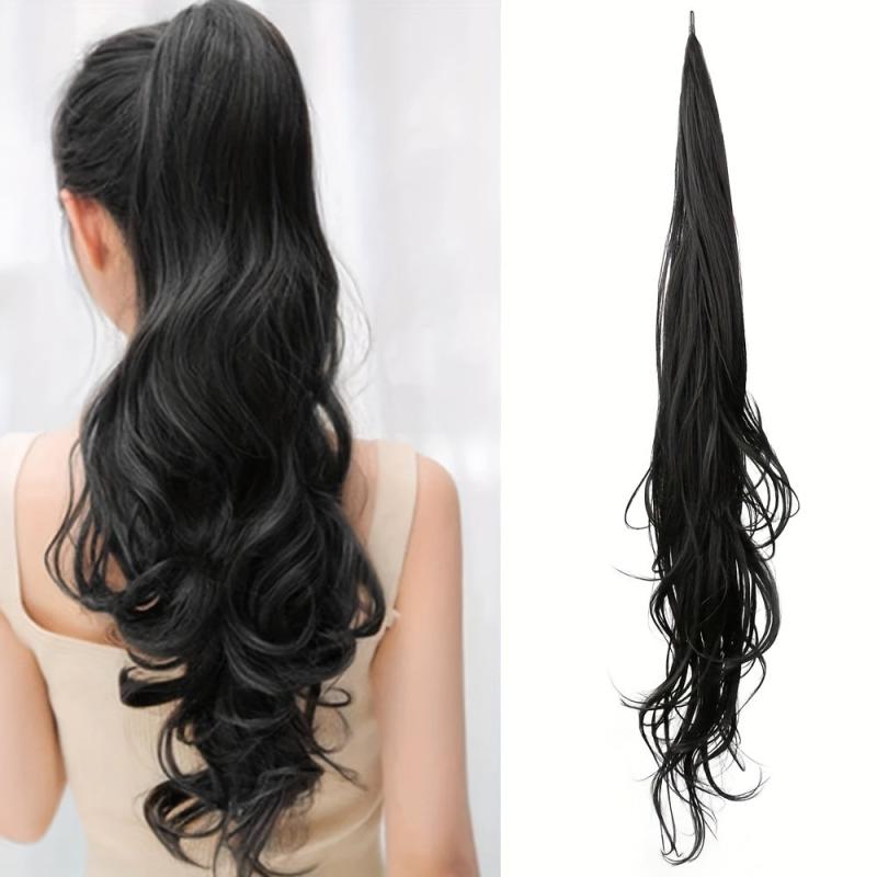 Blonde Curly Ponytail Hair Extensions for Women