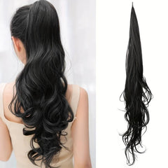Blonde Curly Ponytail Hair Extensions for Women