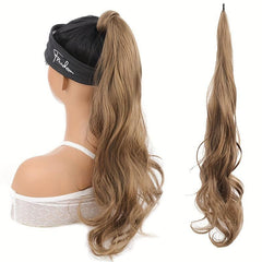 Blonde Curly Ponytail Hair Extensions for Women