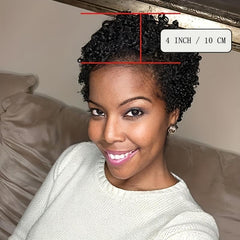 Short Curly Afro Wig Full Wigs For Women Synthetic Short Pixie Cut Wigs