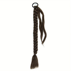76 2 Cm Long Synthetic Hair Braid Extensions Straight Wrap Around Ponytail