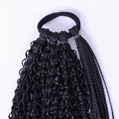 60 96cm Long Curly Wavy Ponytail Extensions Synthetic Fiber Ponytail
