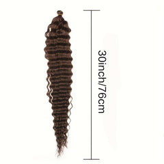 76 2 Cm Deep Wave Twist Crochet Hair Extensions Synthetic Crochet Braid Hair