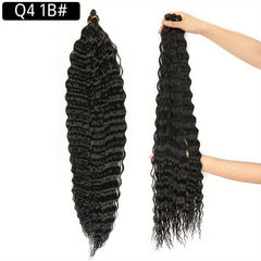 76 2 Cm Deep Wave Twist Crochet Hair Extensions Synthetic Crochet Braid Hair