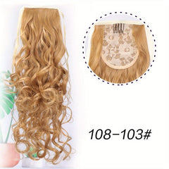 72 cm Long Wavy Ponytail Extensions Clip In Hair Extensions Women Natural Look