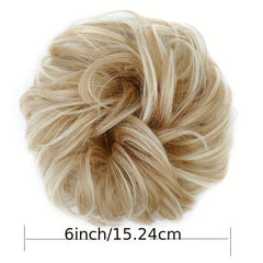 Messy Bun Hair Piece 100 Human Hair Synthetic Fiber Updo Hair Pieces
