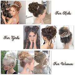 Messy Bun Hair Piece 100 Human Hair Synthetic Fiber Updo Hair Pieces