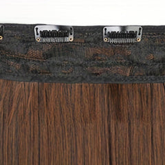 66 cm Long Straight Hair Extensions 5 Clips Synthetic Fiber Hair Pieces