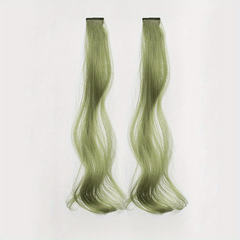 50 8 Cm Colored Long Wavy Hair Extensions Y2K Highlight Hair Pieces