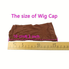 2 Pack Wig Cap Hair Net Stockings Stretch Mesh Cap for Making Wigs