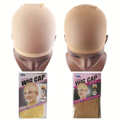 2 Pack Wig Cap Hair Net Stockings Stretch Mesh Cap for Making Wigs