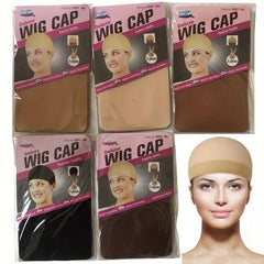 2 Pack Wig Cap Hair Net Stockings Stretch Mesh Cap for Making Wigs