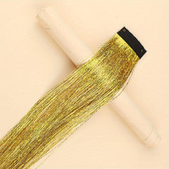 45 72 Cm Colorful Hair Tinsel Party Highlight Hair Extensions Synthetic