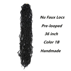 Long Soft Faux Locs Crochet Hair for Women 36 Inches