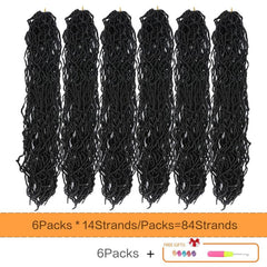 Long Soft Faux Locs Crochet Hair for Women 36 Inches