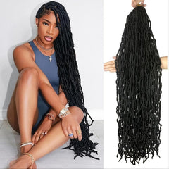 Long Soft Faux Locs Crochet Hair for Women 36 Inches