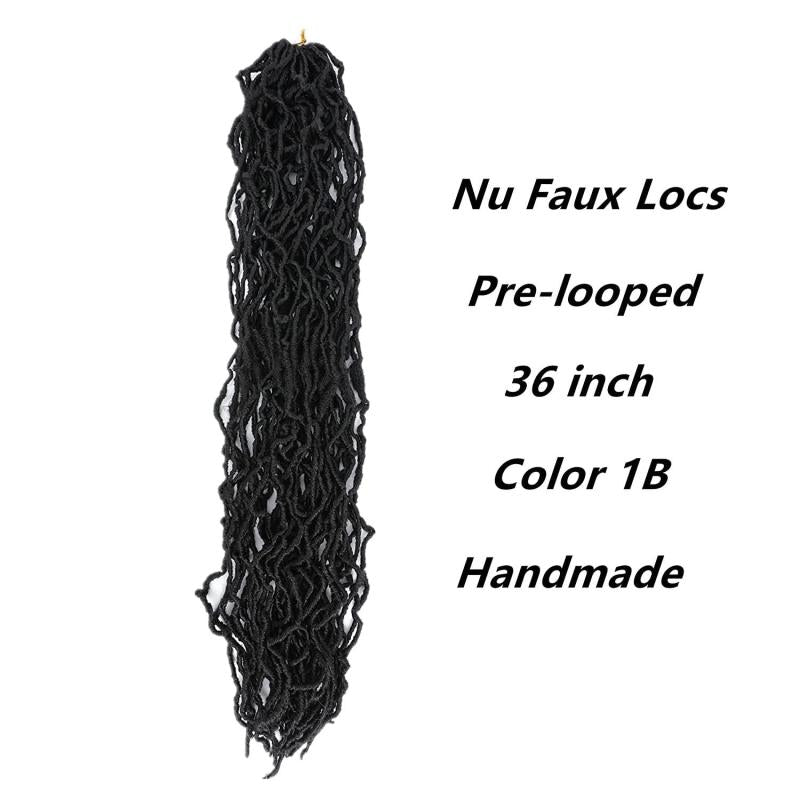 Long Soft Faux Locs Crochet Hair for Women 36 Inches