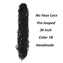 Long Soft Faux Locs Crochet Hair for Women 36 Inches