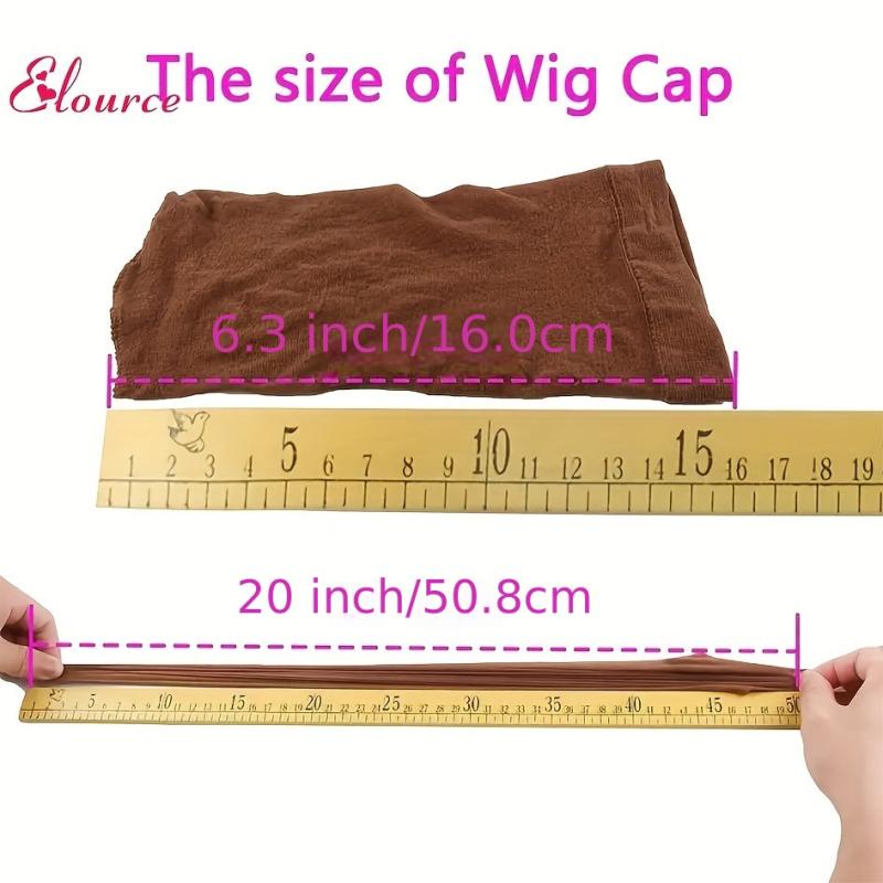 4 Pcs Stretchy Nylon Stocking Wig Caps 2Pack 4PCS