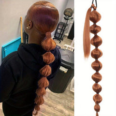 Long Ponytail Hair Extension Wrap Around Lantern Pony Tail