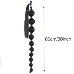 Long Ponytail Hair Extension Wrap Around Lantern Pony Tail