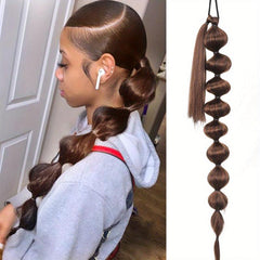 Long Ponytail Hair Extension Wrap Around Lantern Pony Tail
