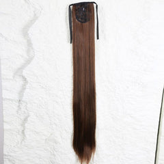 Long Straight Ponytail Extensions Synthetic Clip In Hair Extensions
