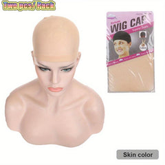 2 Pack Nylon Mesh Wig Caps Hair Net For Weave Hairnets Wig Nets