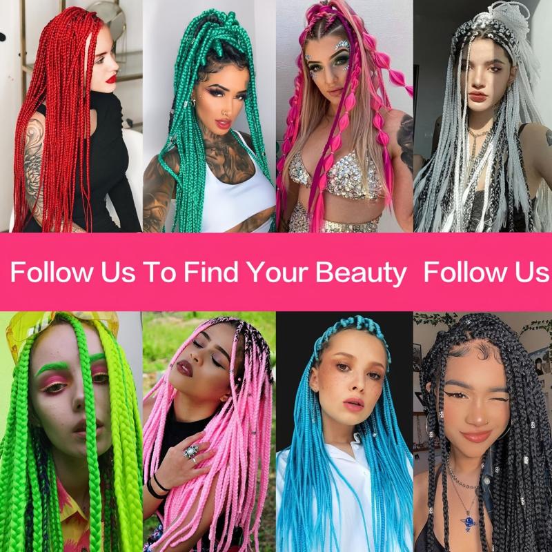 60 96 Cm Monochromatic Long Synthetic Fiber Dreadlocks Hair