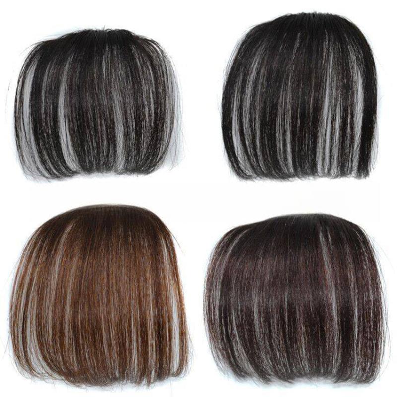 Natural Look Air Bangs Wig Piece for Daily Wear