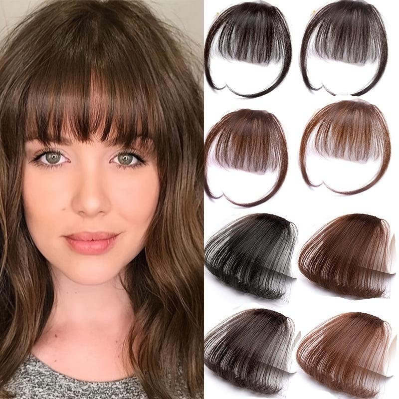 Natural Look Air Bangs Wig Piece for Daily Wear