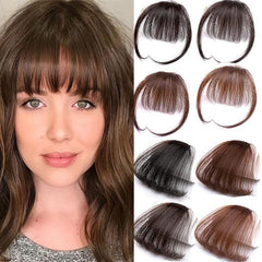 Natural Look Air Bangs Wig Piece for Daily Wear
