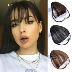 Natural Look Air Bangs Wig Piece for Daily Wear
