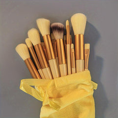 13pcs Makeup Brush Set Soft Fur Highlighter Powder Foundation Concealer Tool